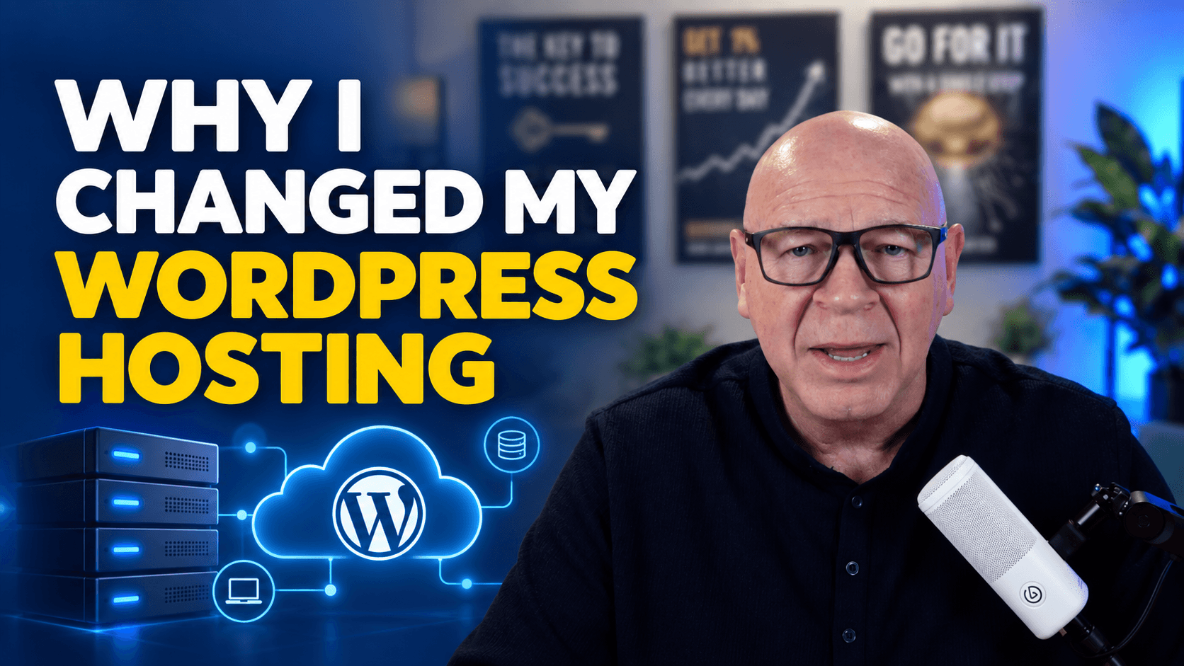 Rob McDonald explaining why he changed his WordPress website hosting